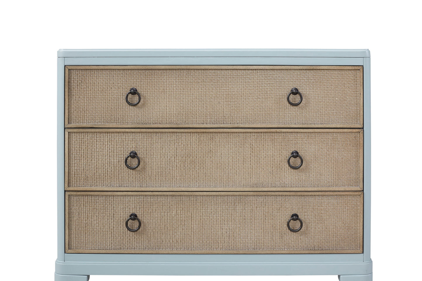 3 Drawers Hall Chest With Cane Fronts