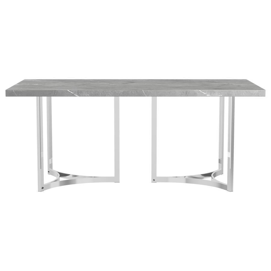 Sterling - Rectangular Dining Table - Gray