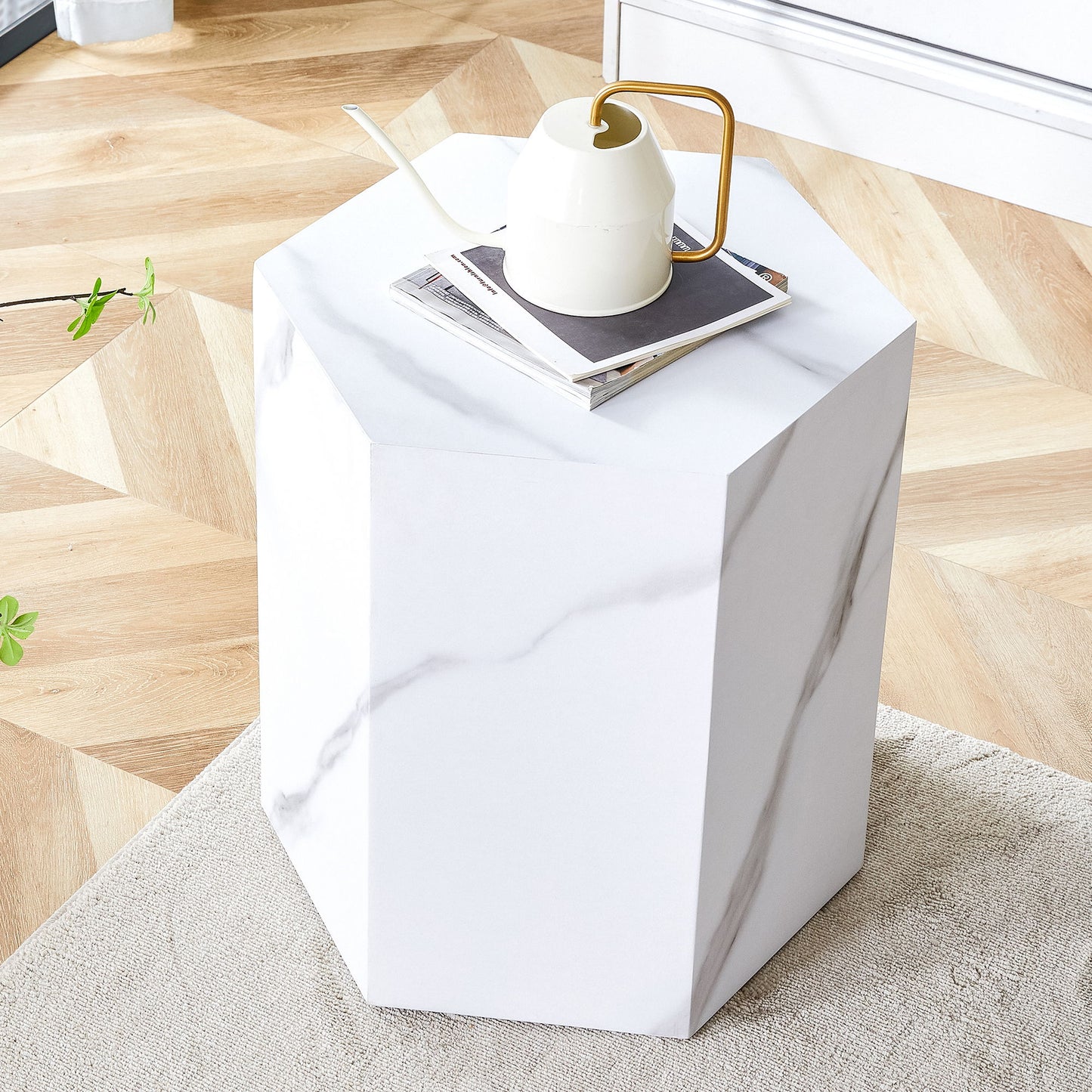 Modern Coffee Table With Complex Texture Patterns