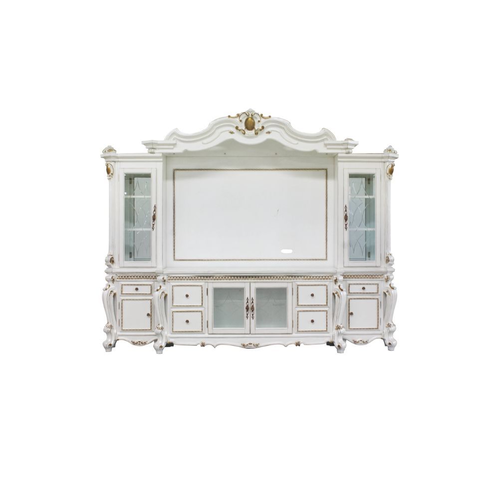 Picardy - Entertainment Center - Antique Pearl