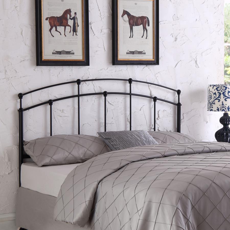 Bryant - Metal Queen / Full Open Frame Headboard - Black