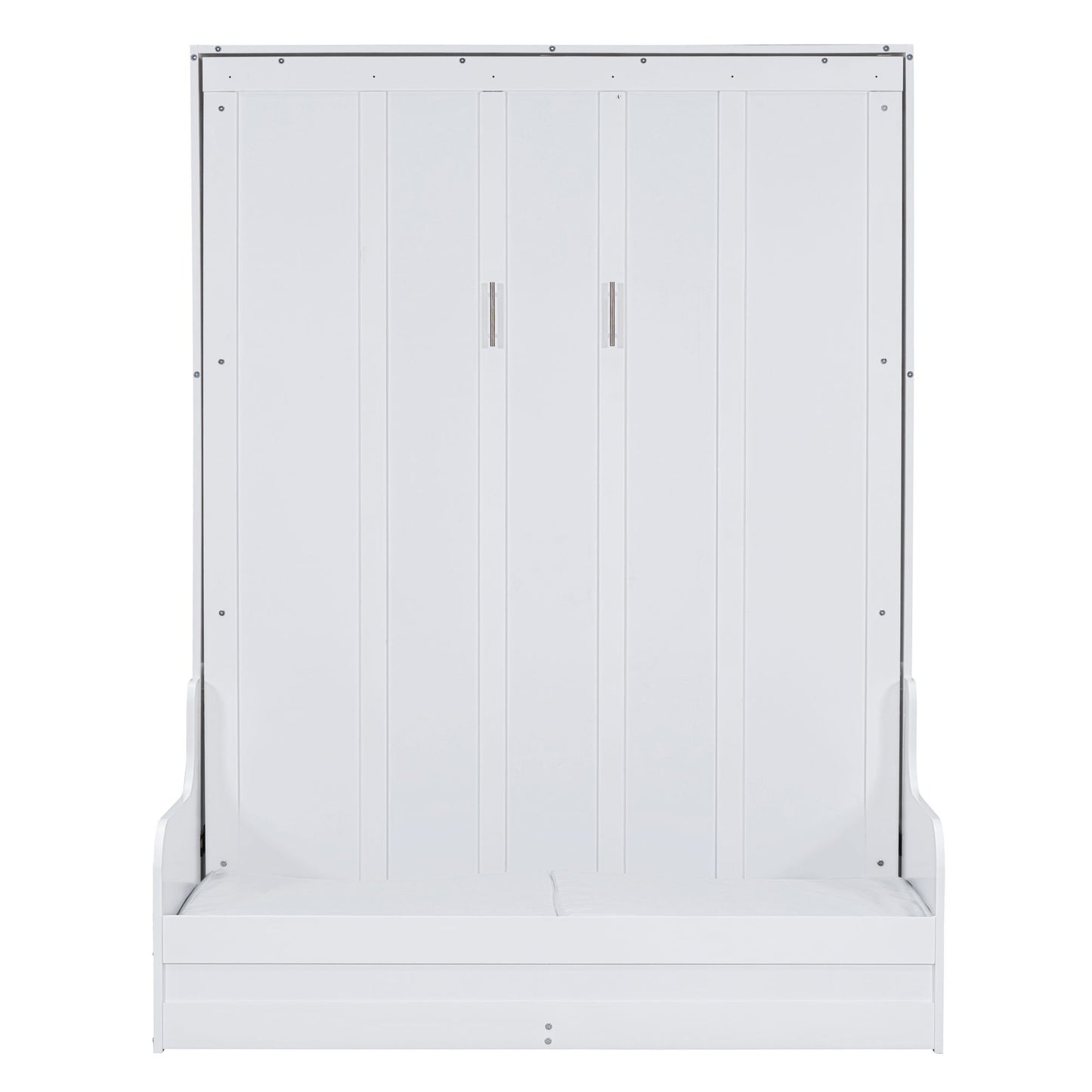 Murphy Wall Bed With Cushion, Space Saving Design, And Construction