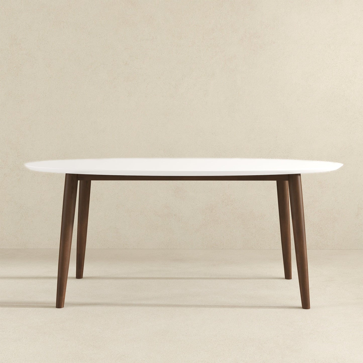 Ada - Mid-Century Modern Style Oval Dining Table