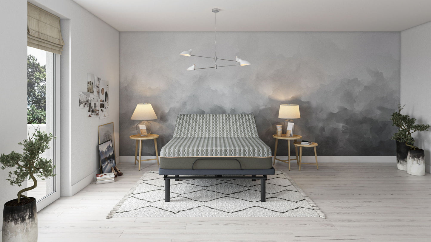 Copper Lux Hybrid - 14" Mattress With Copper Infused Contouring Memory Comfort Layer And Supportive Coil System