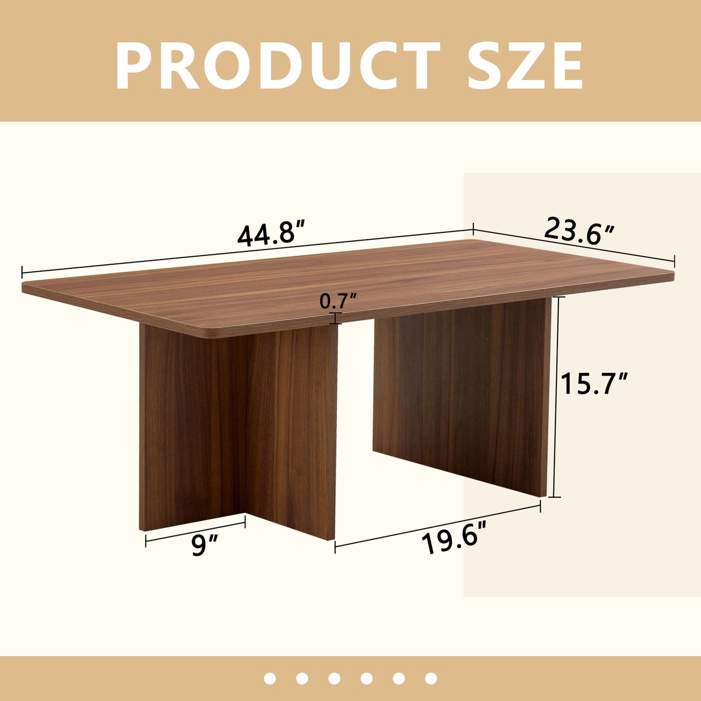 Modern Triangular Support Tea Table, Lightweight And Stable, Perfectly Integrating Nature And Industry