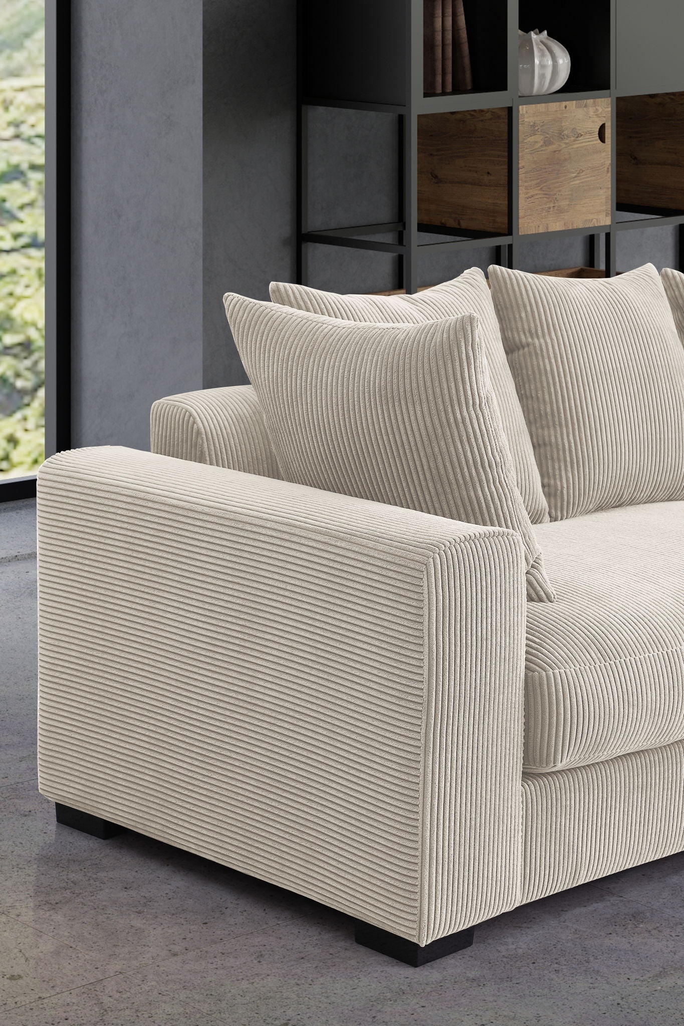 Naomi - 3 Piece Upholstered Sectional