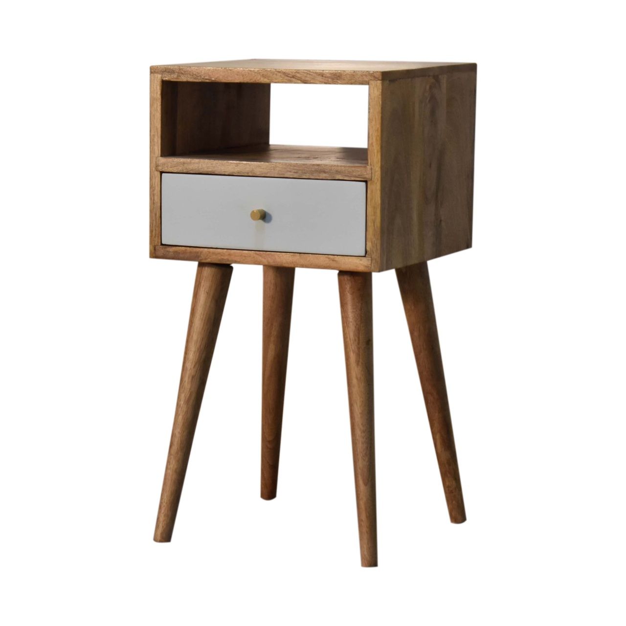 Solid Wood Mini Nightstand