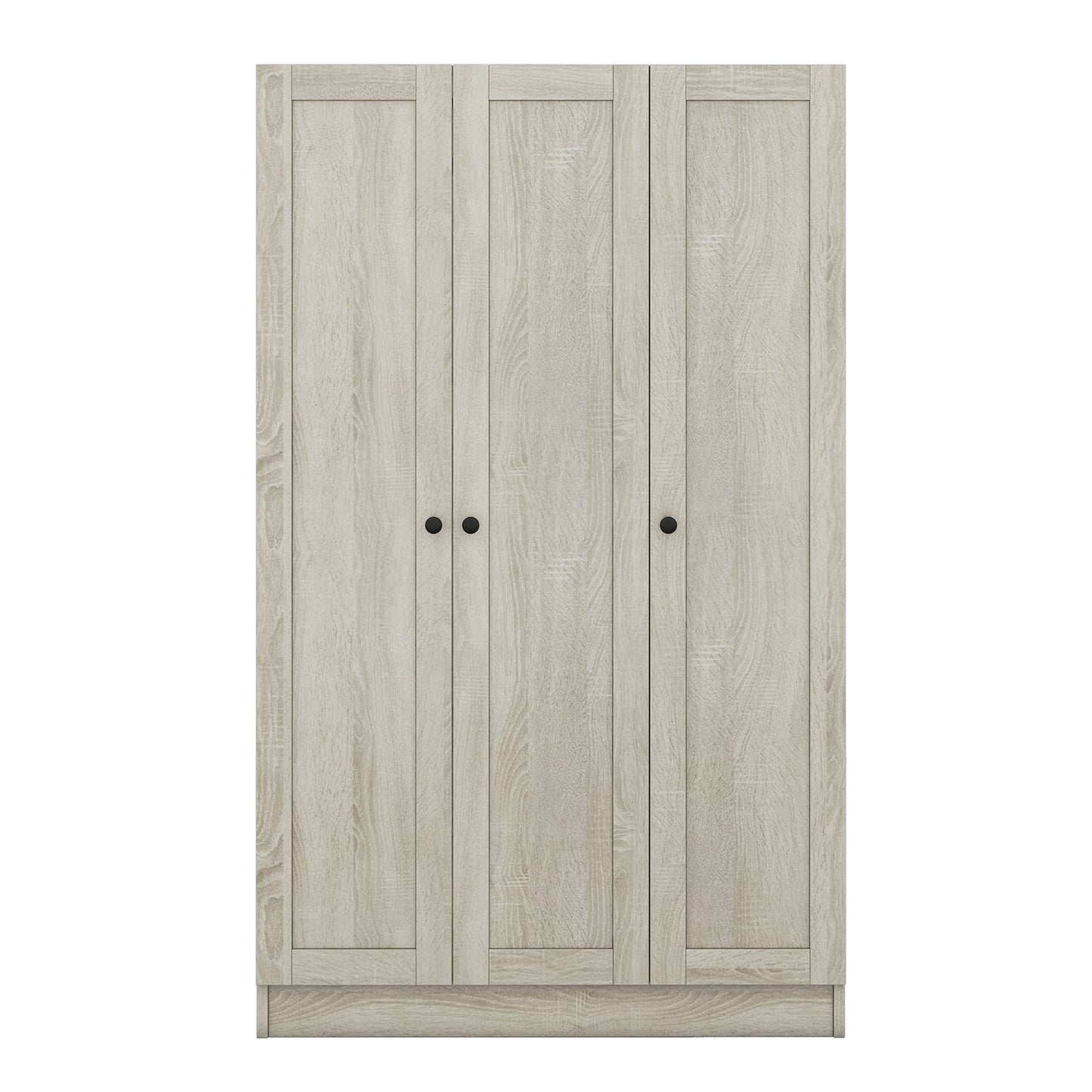 3 Door Shutter Wardrobe With Shelves