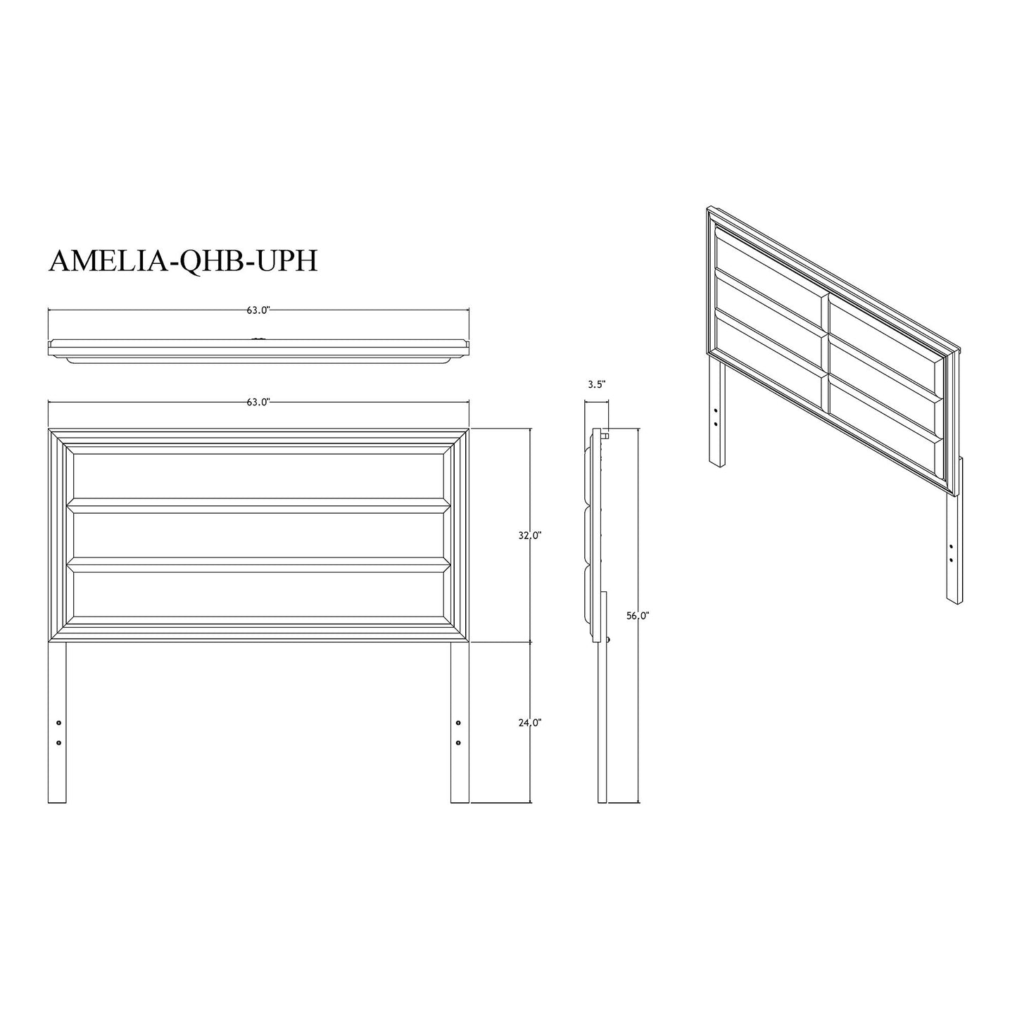Adelaide - Bed With LED