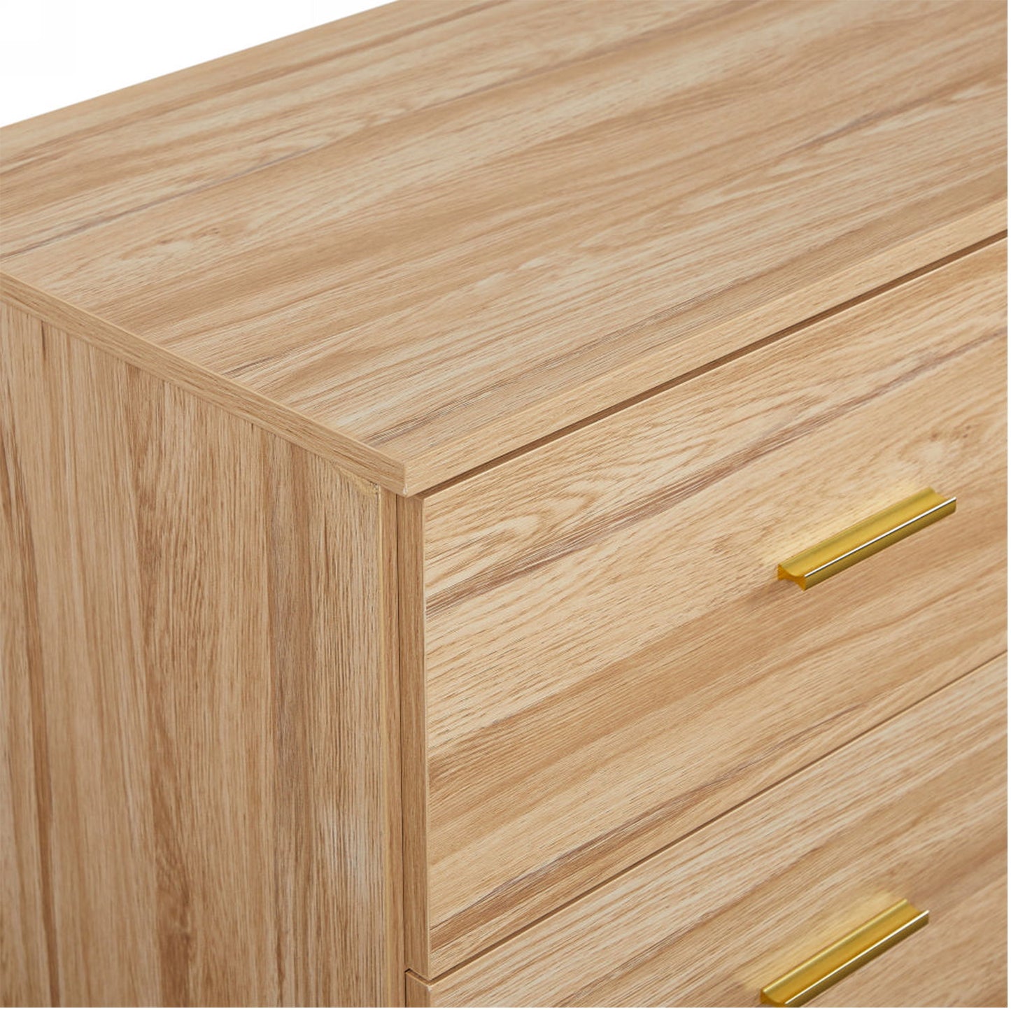 Modern Drawer Dresser For Bedroom, Ample Storage Wide Chest Of Drawers