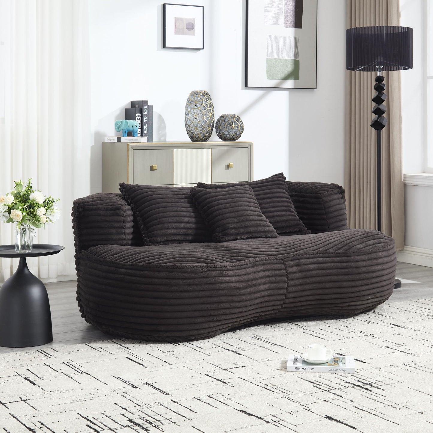 Bean Bag, Lazy Sofa Comfort Lounger High Back Chair