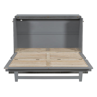 Murphy Bed With Large Drawers And USB Ports
