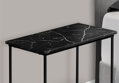 Accent Side Table, Narrow, Small, 2 Tier, Elegant Design