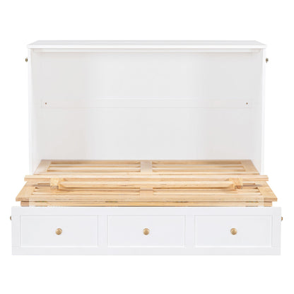 Murphy Bed With Large Drawers, Space Saving Design