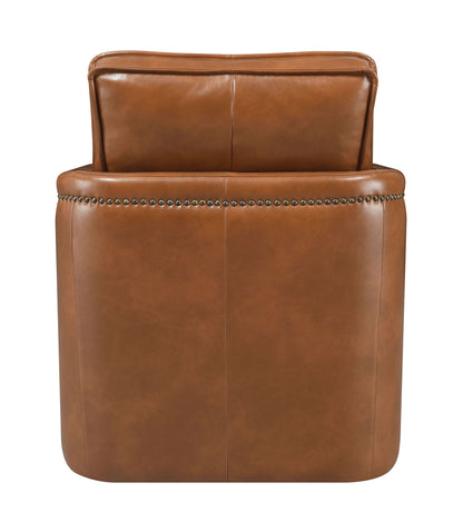 Rocha - Leather Aire Swivel Chair With Glider