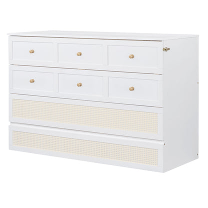 Murphy Bed With Large Drawers, Space Saving Design