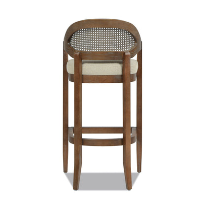Americana - Mid-Century Modern Cane Back Counter Stool