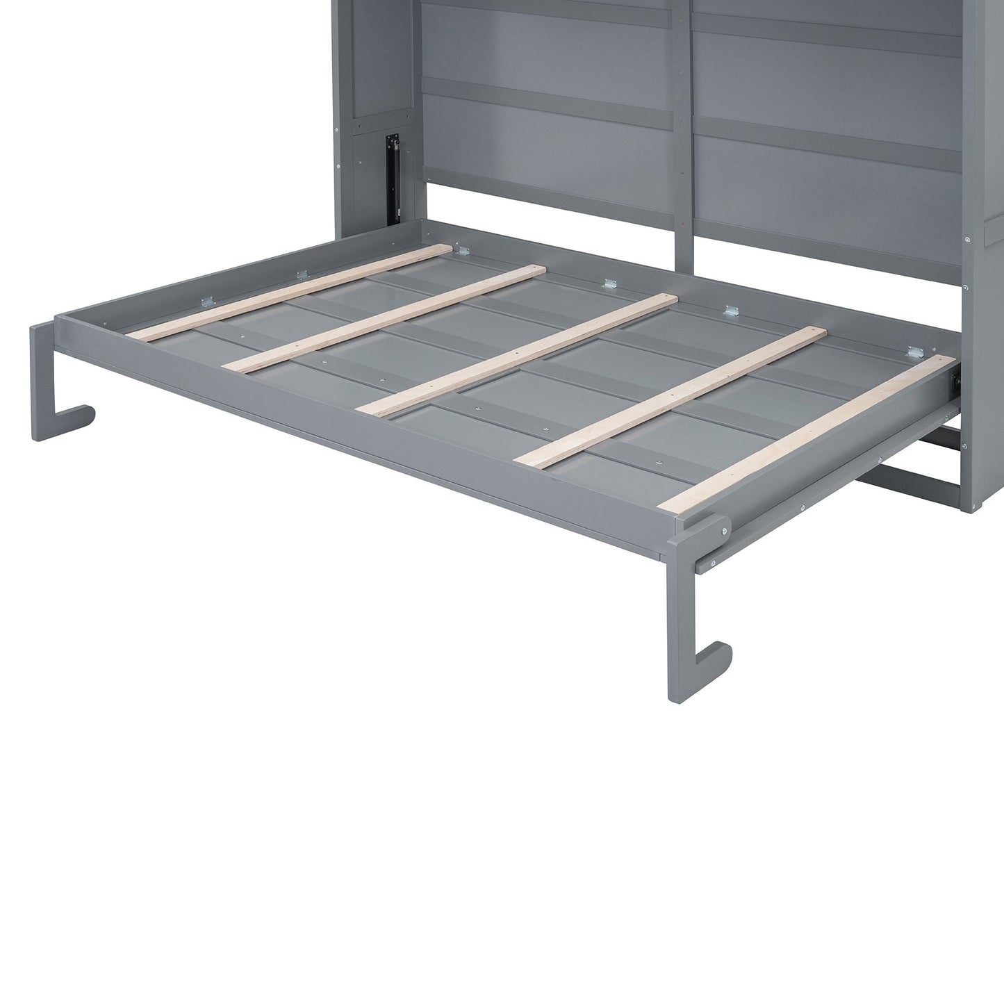 Murphy Modern Bed With Top Cabinets For Space Saving And Comfort