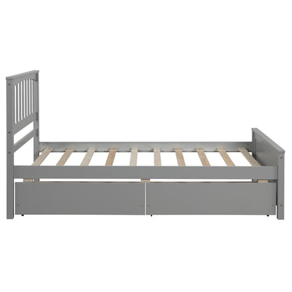 Platform Bed With Two Drawers
