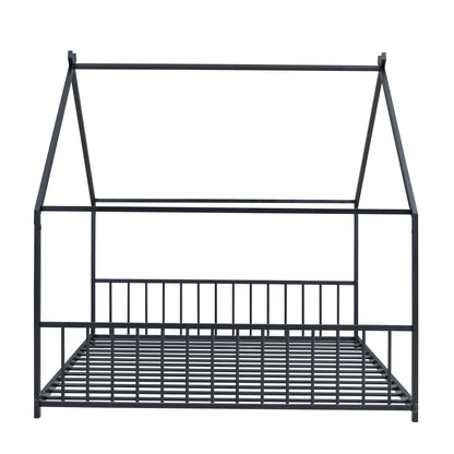 Metal House Bed