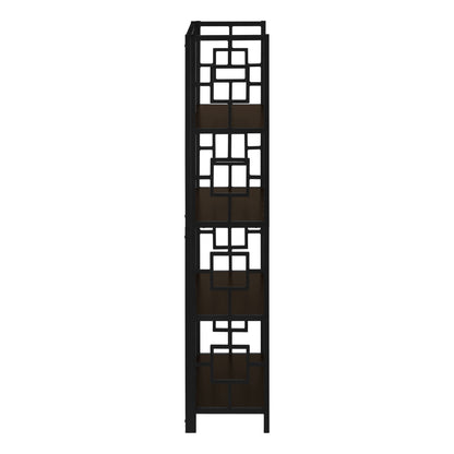 Bookshelf, Bookcase, Etagere, 4 Tier, For Office, Contemporary & Modern - Espresso