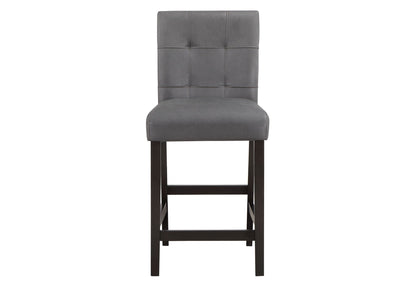 Leon - Bar Table And 4 Bar Stools - Espresso / White