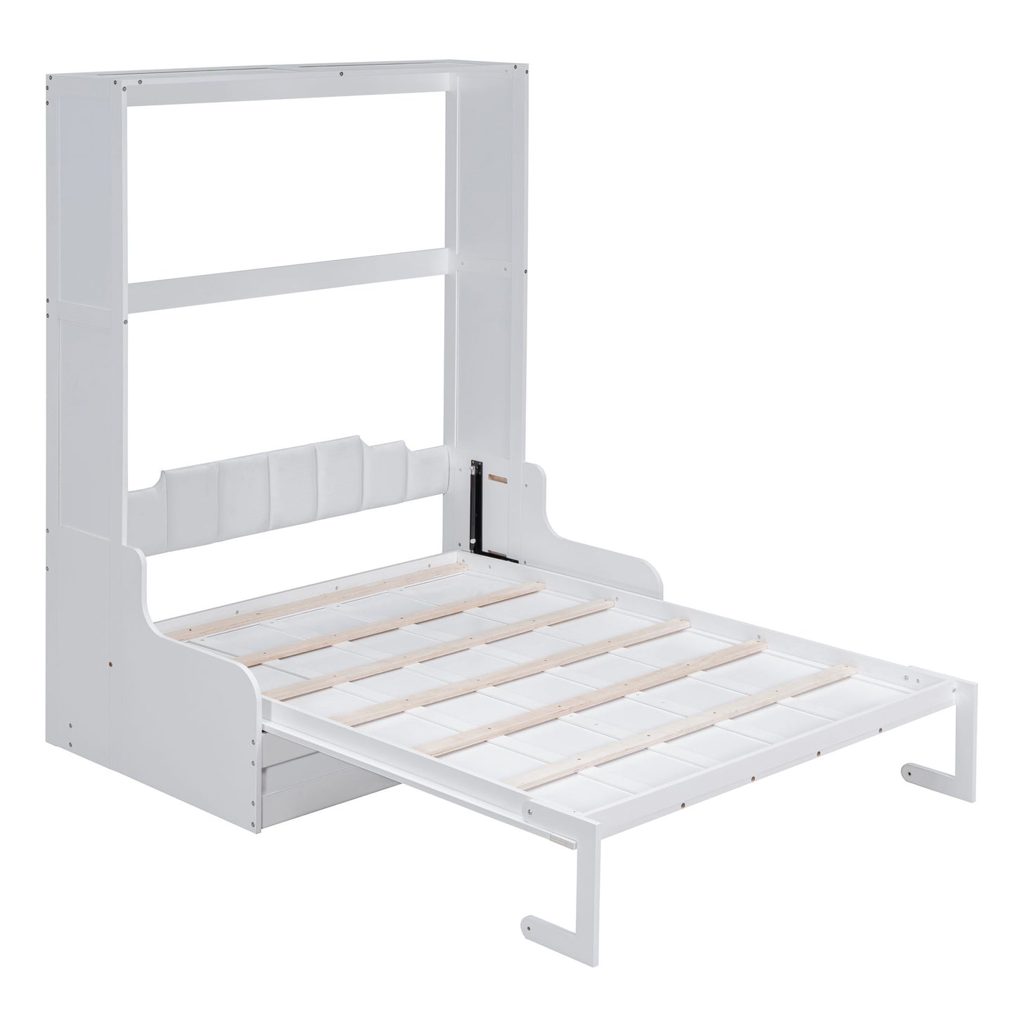 Murphy Wall Bed With Cushion, Space Saving Design, And Construction