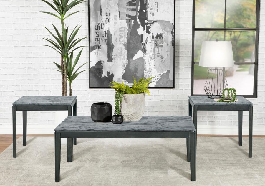 Mozzi - Faux Marble Coffee Table Set