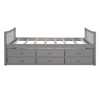 Twin Size Daybed With Trundle And Drawers