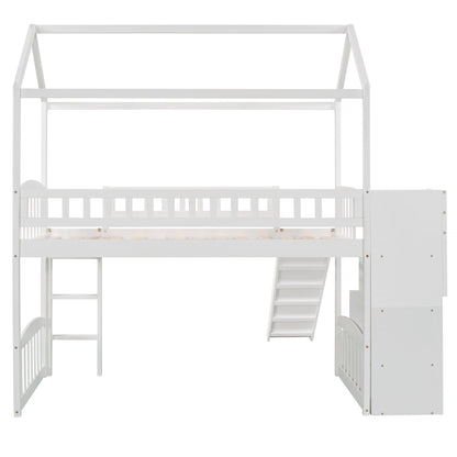House Bed With 2 Drawers And Slide