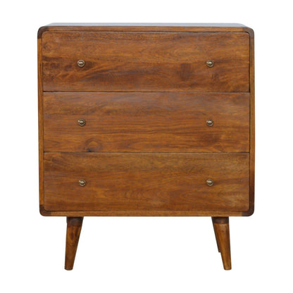 Curved Chest - Chestnut