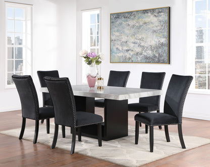 Sheena - 5 Pieces Dining Table Set - Black