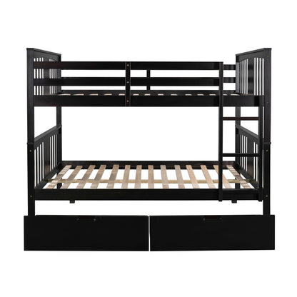 Bunk Bed With Ladder For Bedroom, Guest Room Furniture