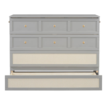 Murphy Bed With Large Drawers, Space Saving Design