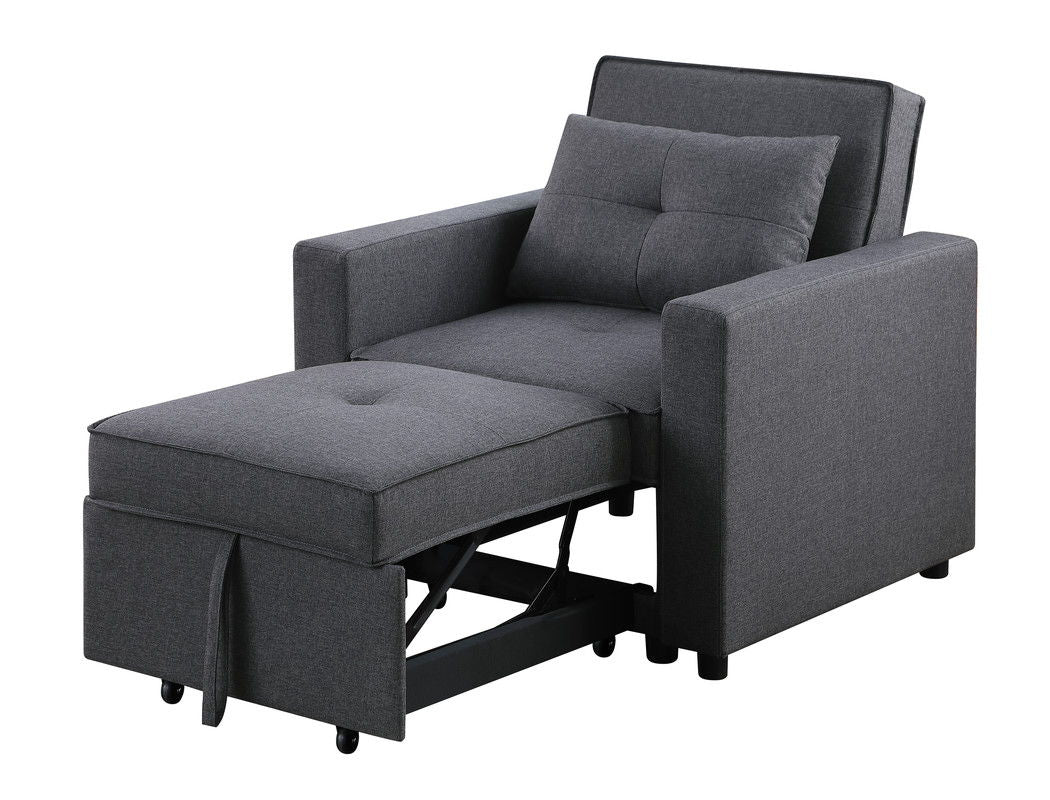 Zoey - Convertible Sleeper Chair With Side Pocket