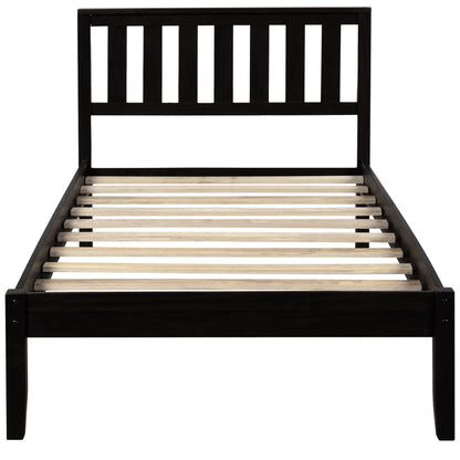 Platform Bed With Headboard, Footboard, Slat Support
