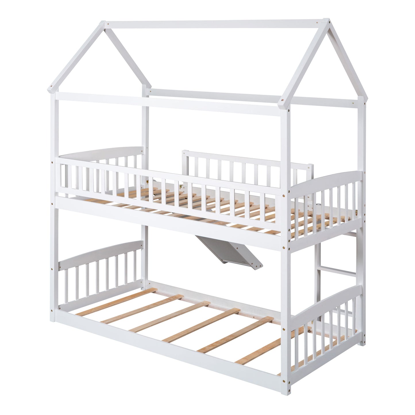 Bunk Bed With Slide, House Bed With Slide