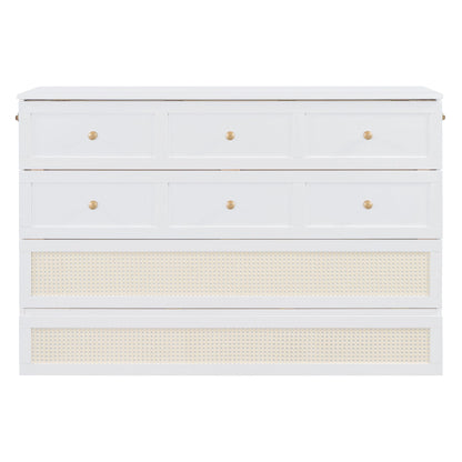 Murphy Bed With Large Drawers, Space Saving Design
