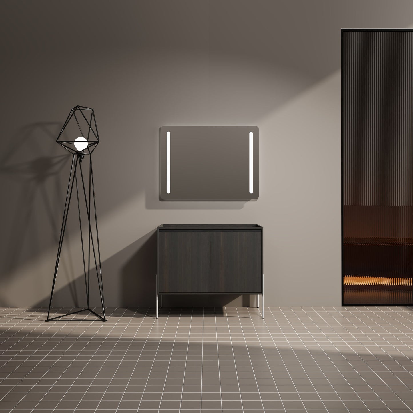 Freestanding Bathroom Vanity & Soft Close Cabinet Doors