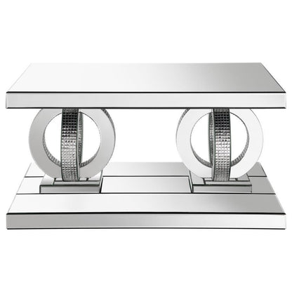 Breena - Mirrored Coffee Table Set