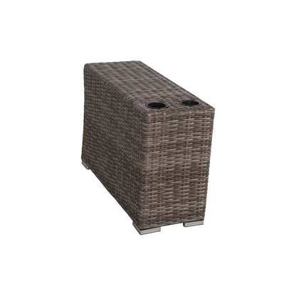 Stylish Rattan Wicker Person Seating Group With Premium Sunbrella Cushions Perfect For Outdoor Entertaining