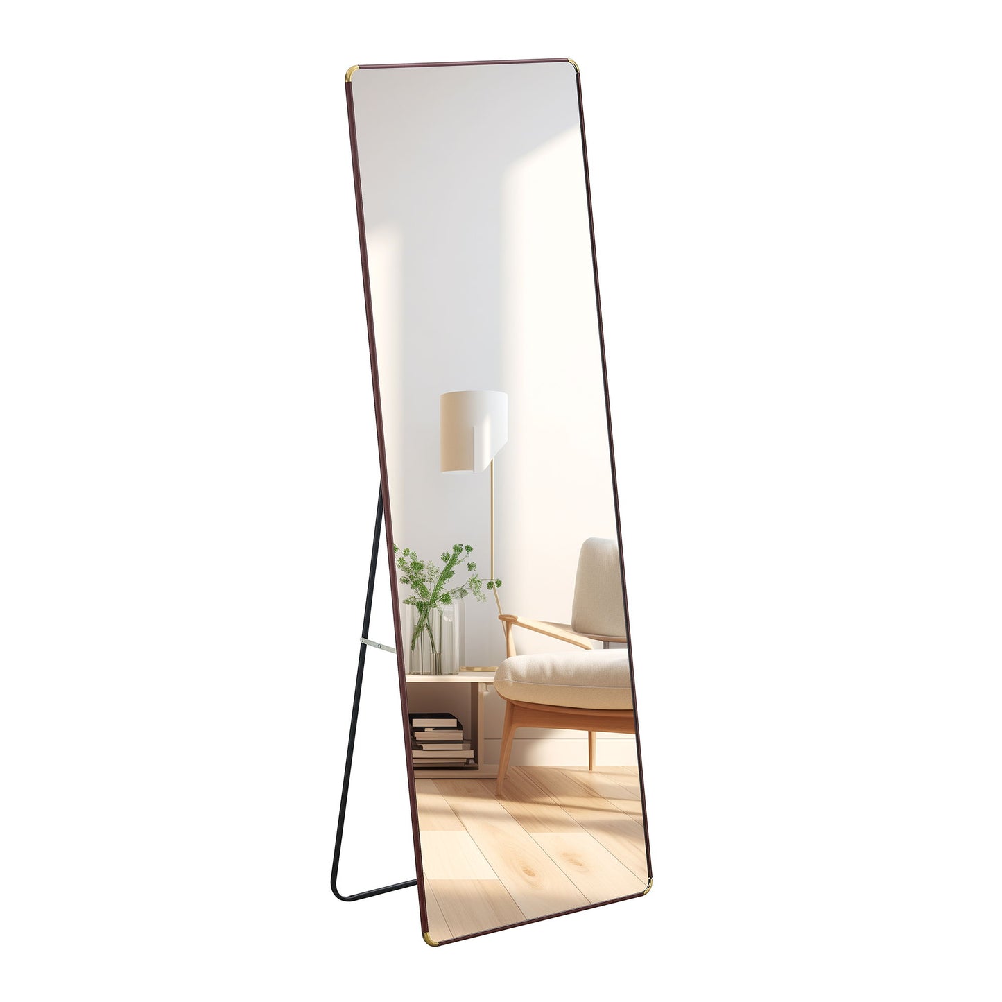 4th Generation Floor Standing, Full Length Mirror, Wall Mounted Glass - Transparent