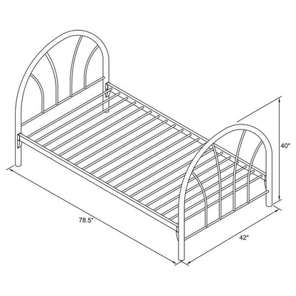 Marjorie - Metal Open Frame Bed