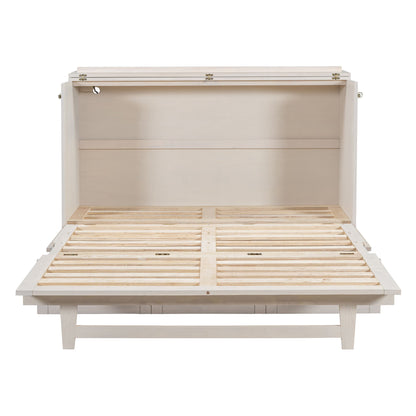 Murphy Bed With Large Drawers And USB Ports