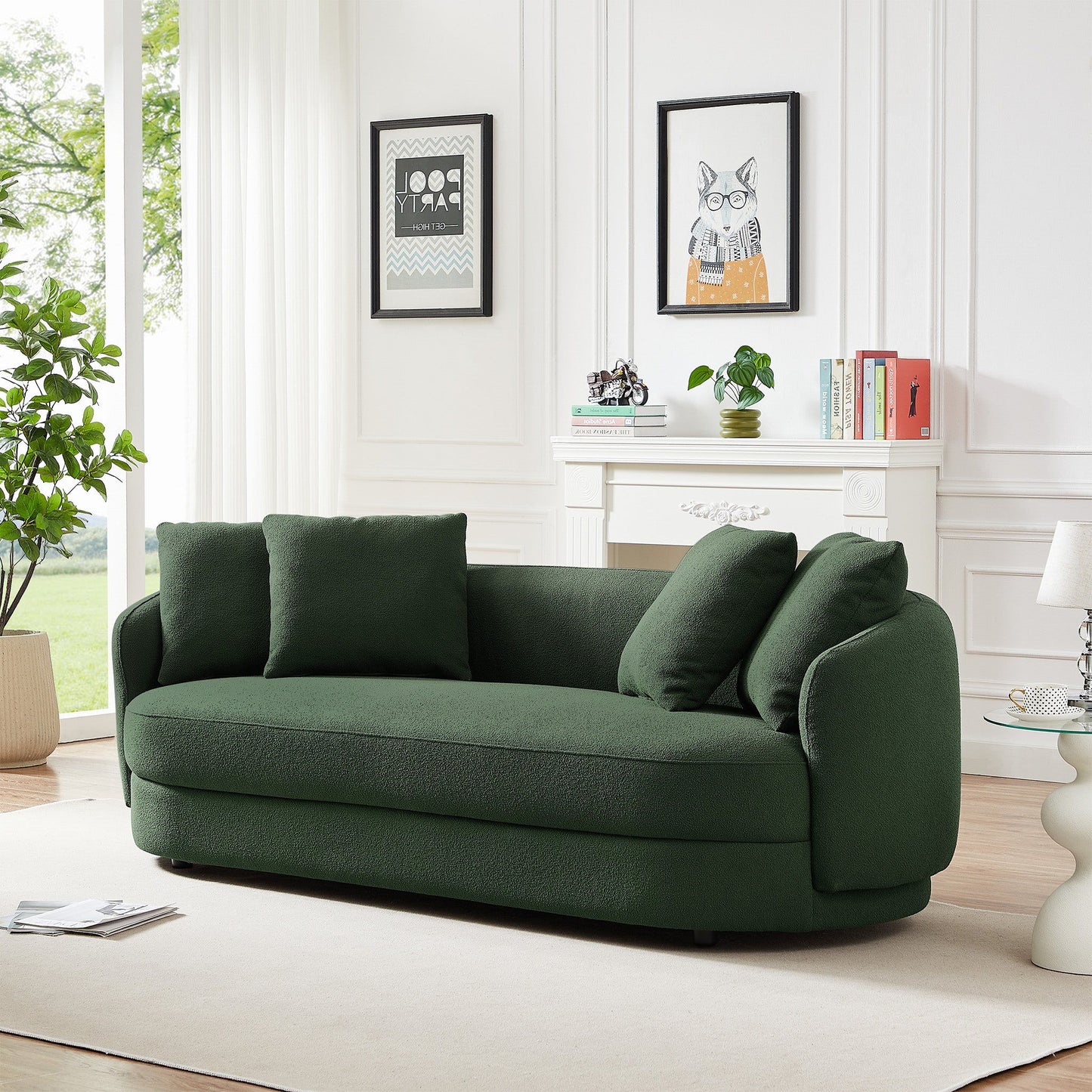 Dylan - Modern French Boucle Sofa