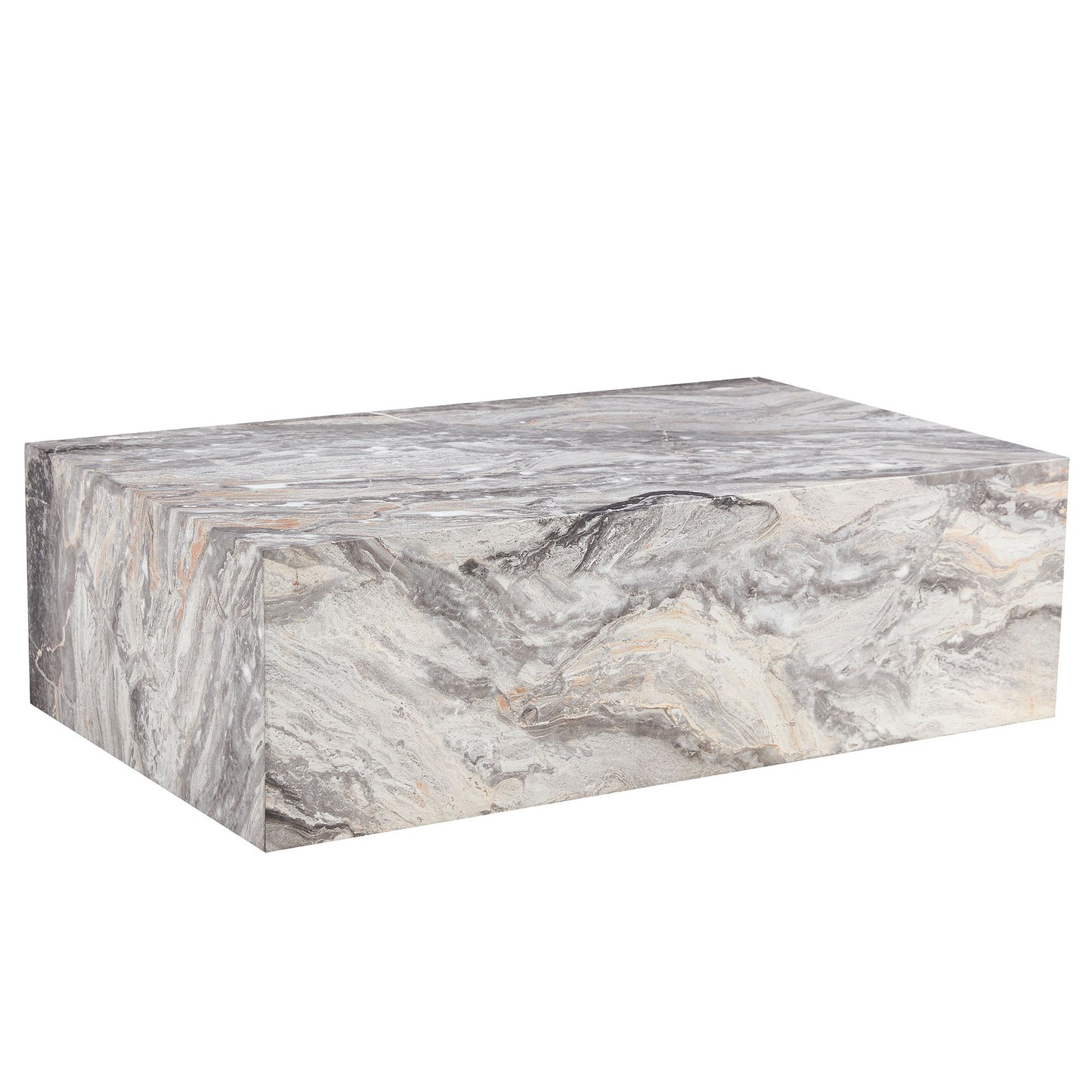 Modern Coffee Table With Light Wood Texture Pattern
