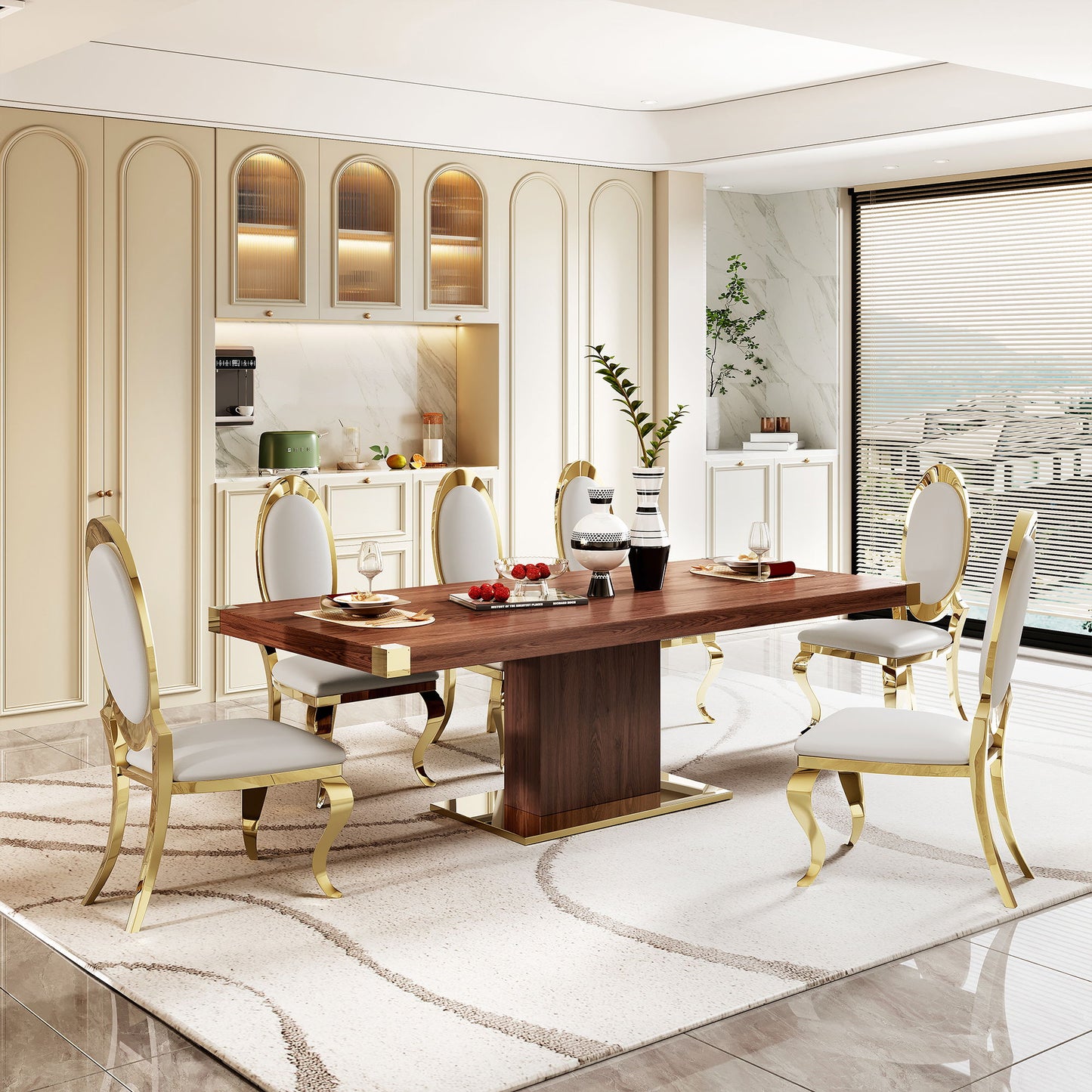 Top Dining Table With Finish Corner