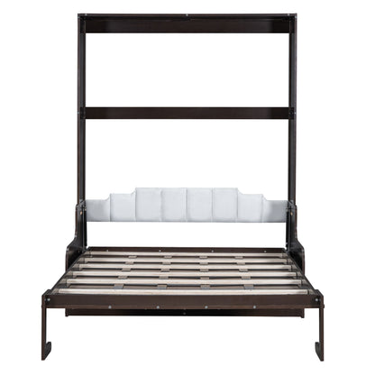 Murphy Wall Bed With Cushion, Space Saving Design, And Construction