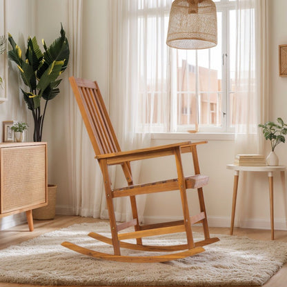 Acacia Indoor Rocking Chair, Outdoor Solid Patio Furniture