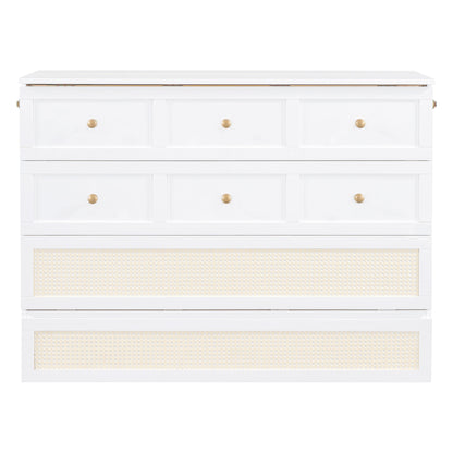 Murphy Bed With Large Drawers, Space Saving Design